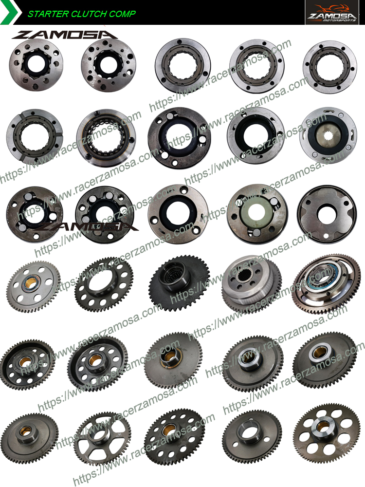 16 Beads Motorcycle One Way Bearing Overrunning Starter Clutch Assy for ...