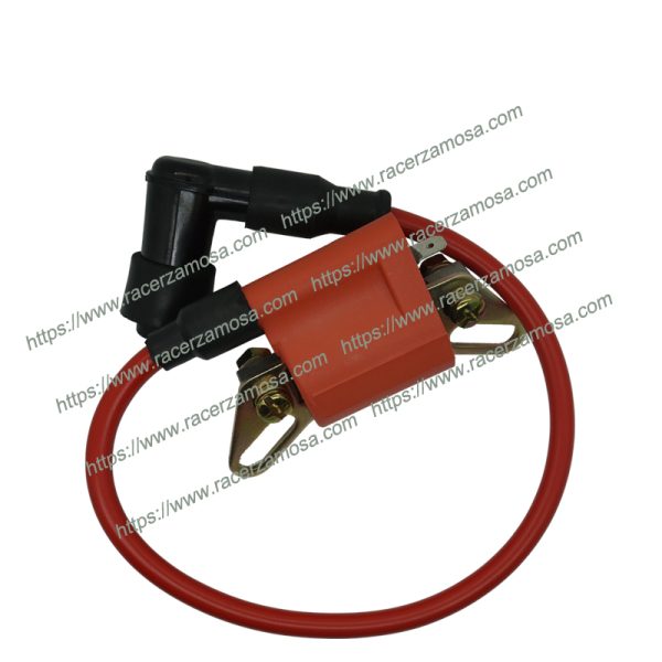 CG125 FT125 AKT125 Racing Ignition Coil (Red body, with Metal Support) CG 125 FT 125 AKT 125 Racing Performance Part