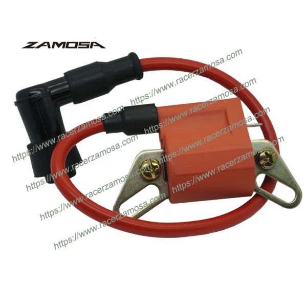 CG125 FT125 AKT125 Racing Ignition Coil (Red body, with Metal Support) CG 125 FT 125 AKT 125 Racing Performance Part